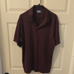 Ben Hogan Men's Polo Shirt - Burgundy XL
